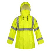 Lakeland FR ARC Rated PVC Rain Jacket in Hi-Vis Yellow